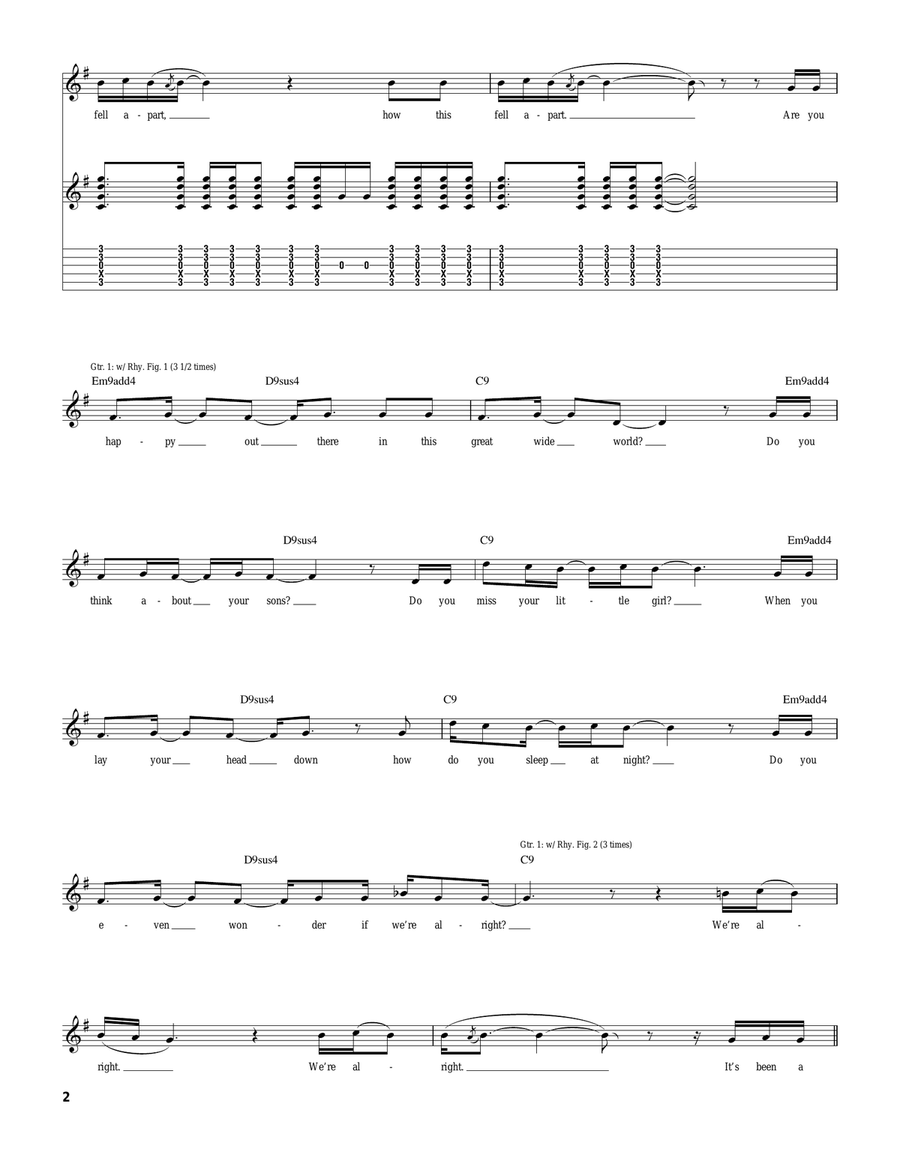 Emotionless Emotionless Guitar Tablature scores gallery preview page 2