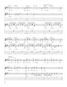Girls & Boys Guitar Tablature scores gallery preview page 4