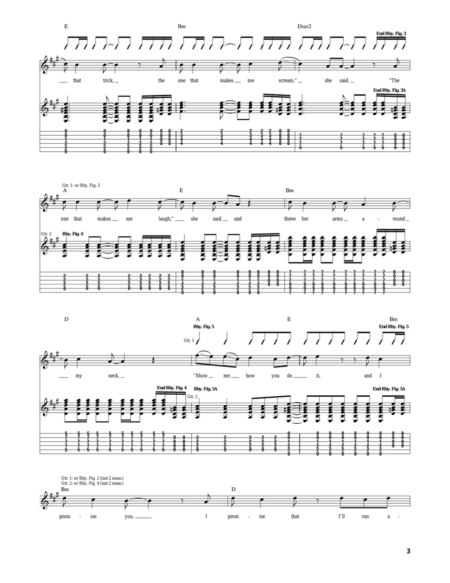 Just Like Heaven Just Like Heaven Acoustic Guitar scores gallery preview page 3
