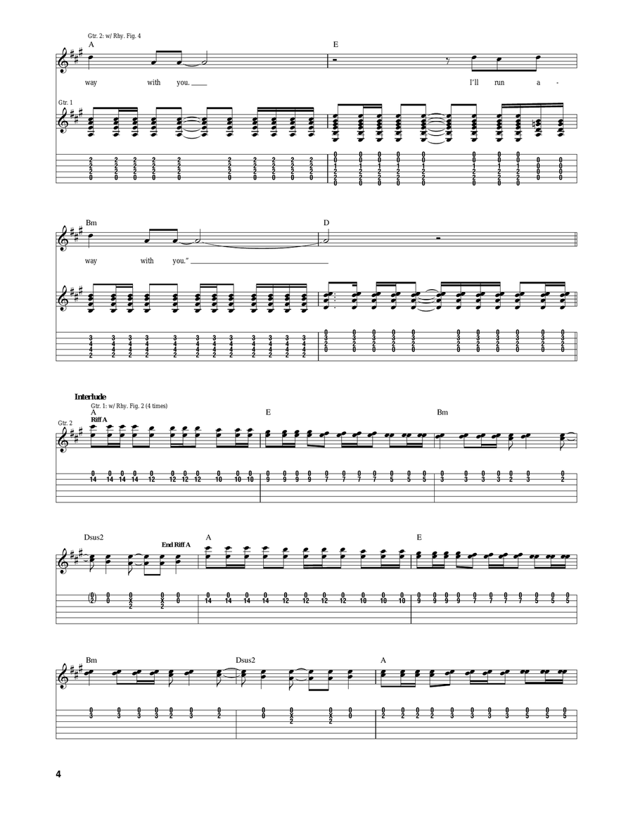 Just Like Heaven Just Like Heaven Acoustic Guitar scores gallery preview page 4