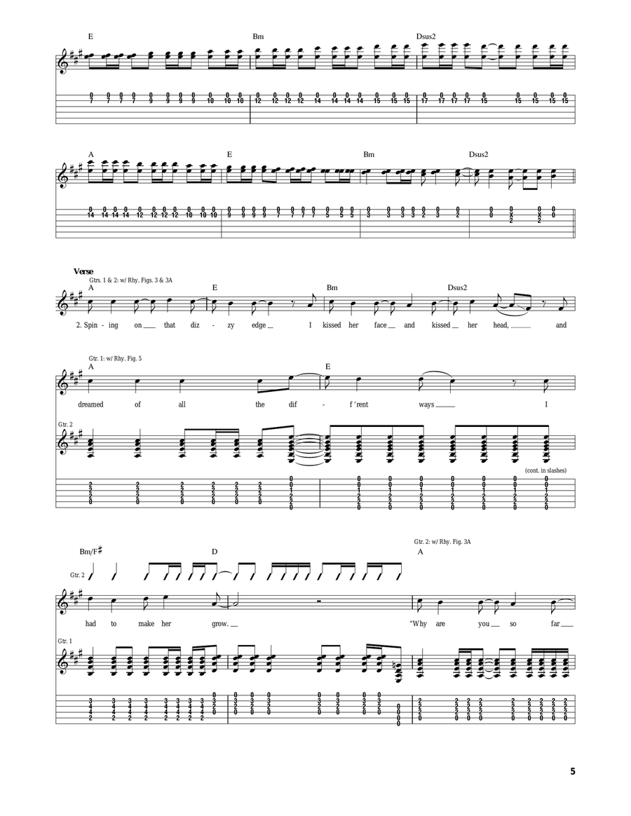 Just Like Heaven Just Like Heaven Acoustic Guitar scores gallery preview page 5