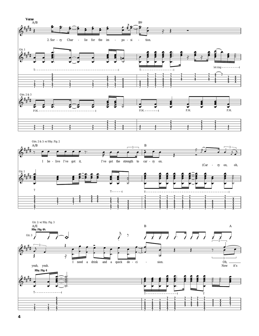 She's Gone She's Gone Acoustic Guitar scores gallery preview page 4