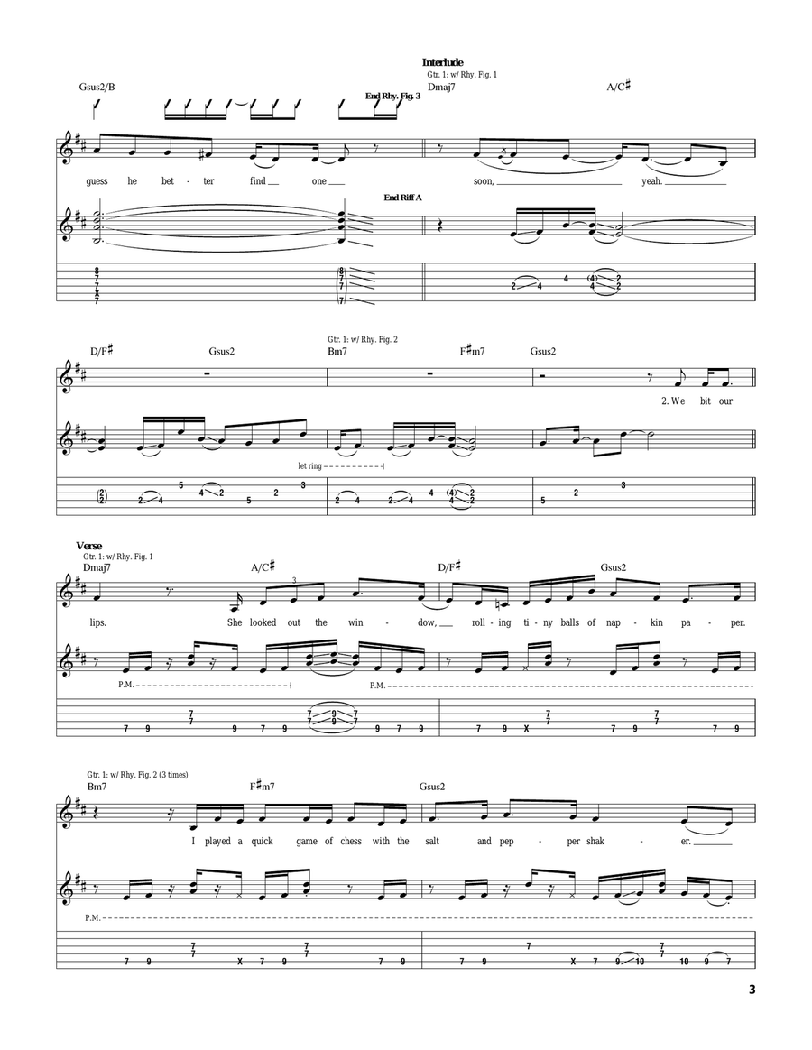 My Stupid Mouth My Stupid Mouth Acoustic Guitar scores gallery preview page 3