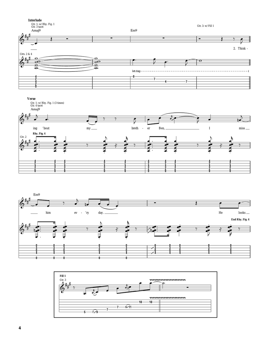 83 83 Acoustic Guitar scores gallery preview page 4