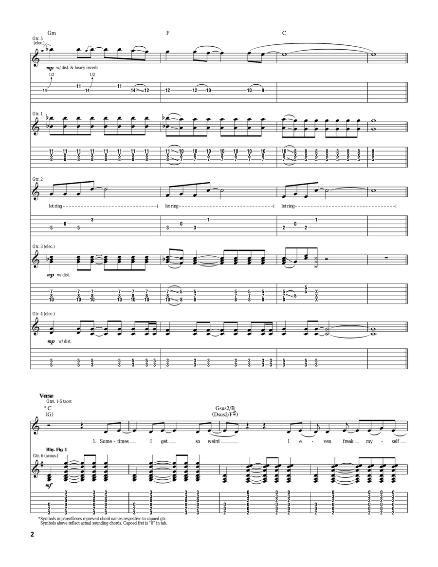 Anything But Ordinary Anything But Ordinary Acoustic Guitar scores gallery preview page 2