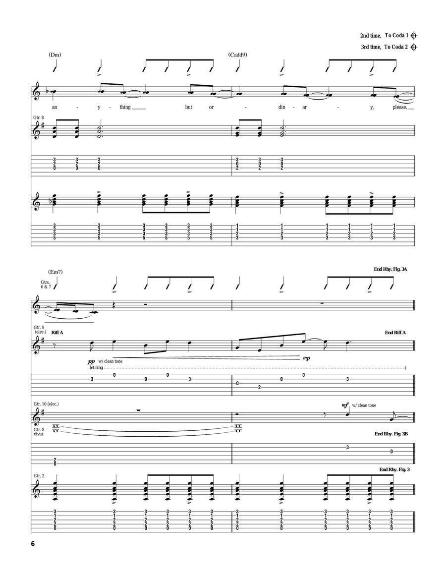 Anything But Ordinary Anything But Ordinary Acoustic Guitar scores gallery preview page 6