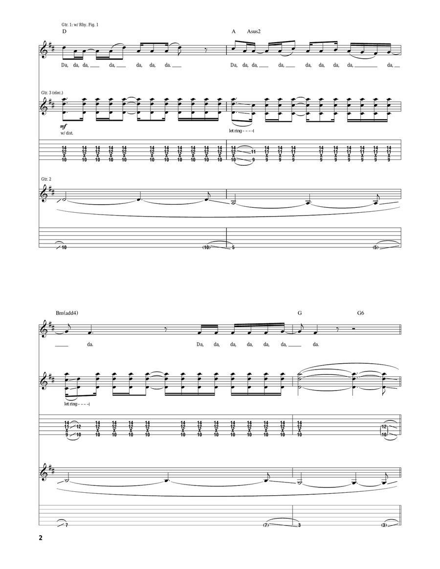 Things I'll Never Say Things I'll Never Say Acoustic Guitar scores gallery preview page 2