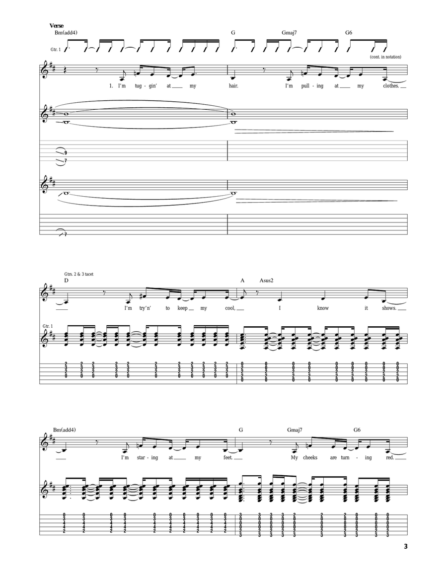 Things I'll Never Say Things I'll Never Say Acoustic Guitar scores gallery preview page 3