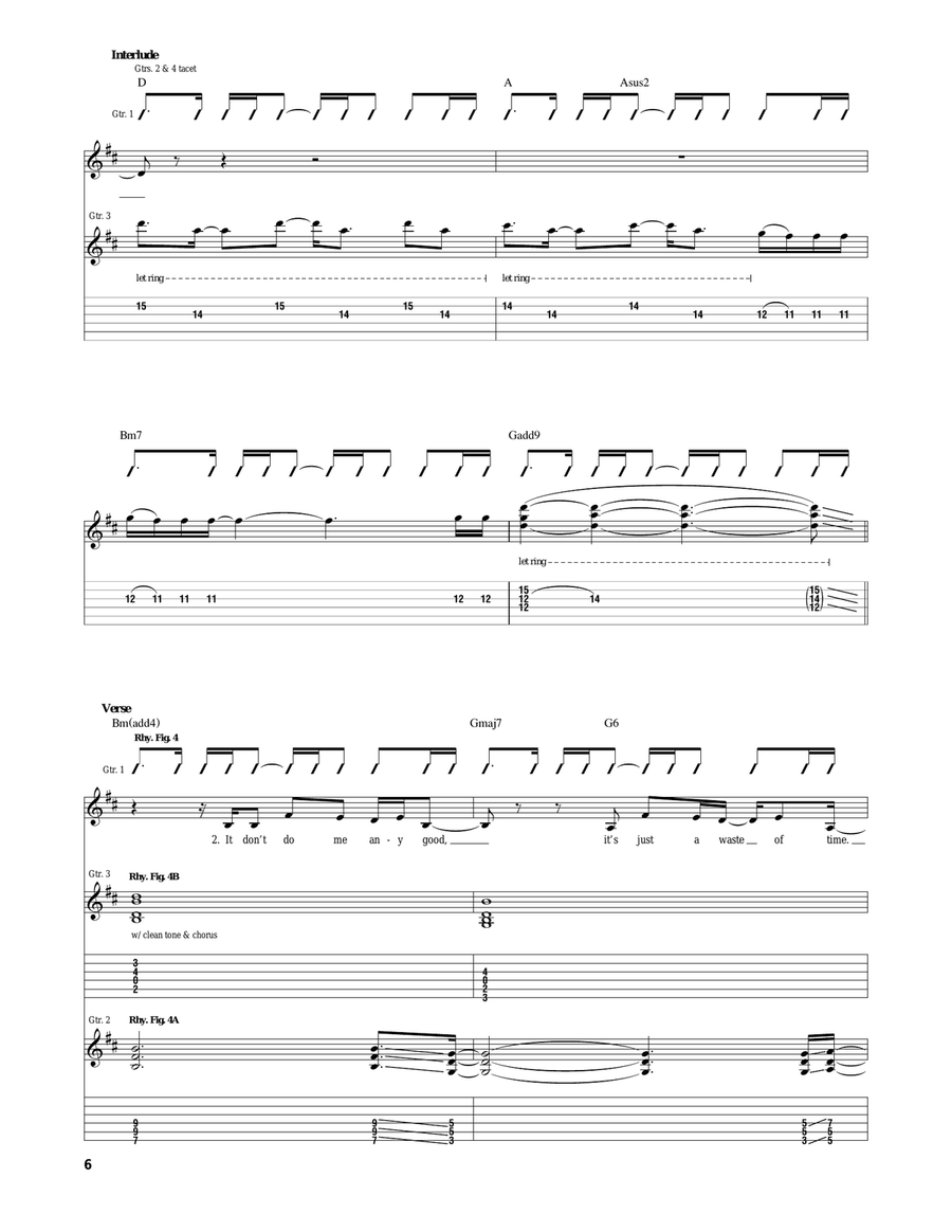 Things I'll Never Say Things I'll Never Say Acoustic Guitar scores gallery preview page 6
