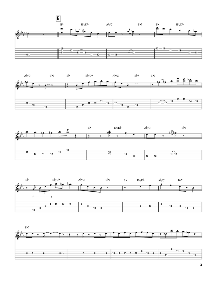Flying Home Flying Home Electric Guitar scores gallery preview page 3