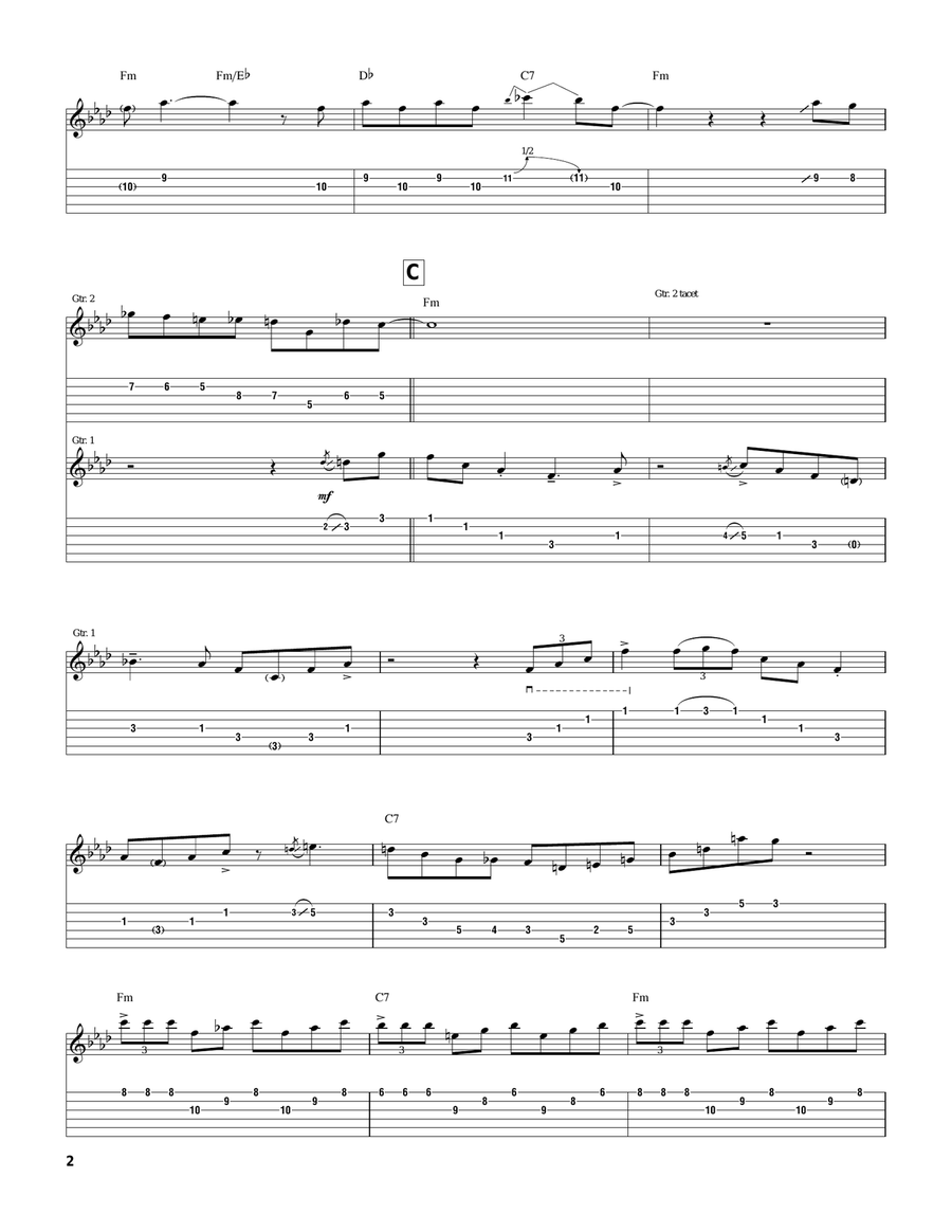 Six Appeal Six Appeal Electric Guitar scores gallery preview page 2