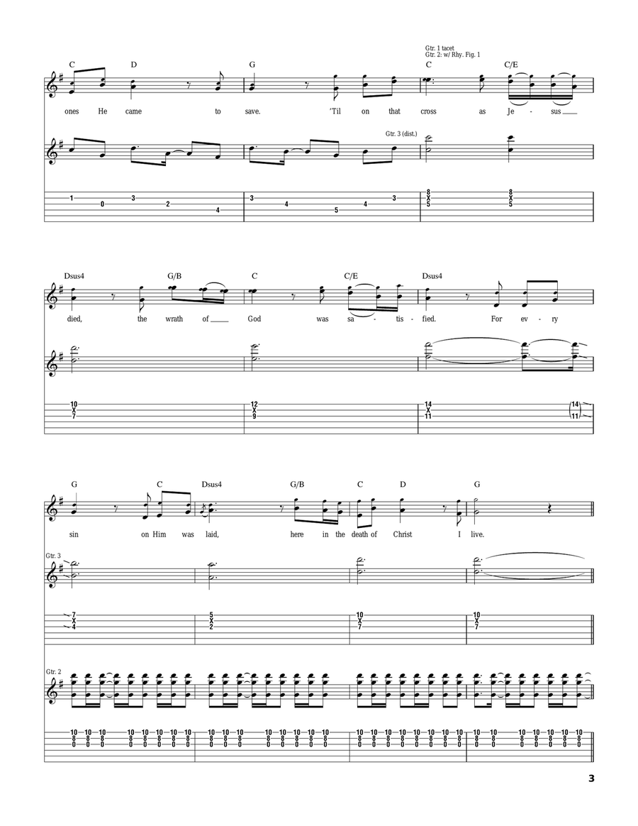 In Christ Alone In Christ Alone Acoustic Guitar scores gallery preview page 3
