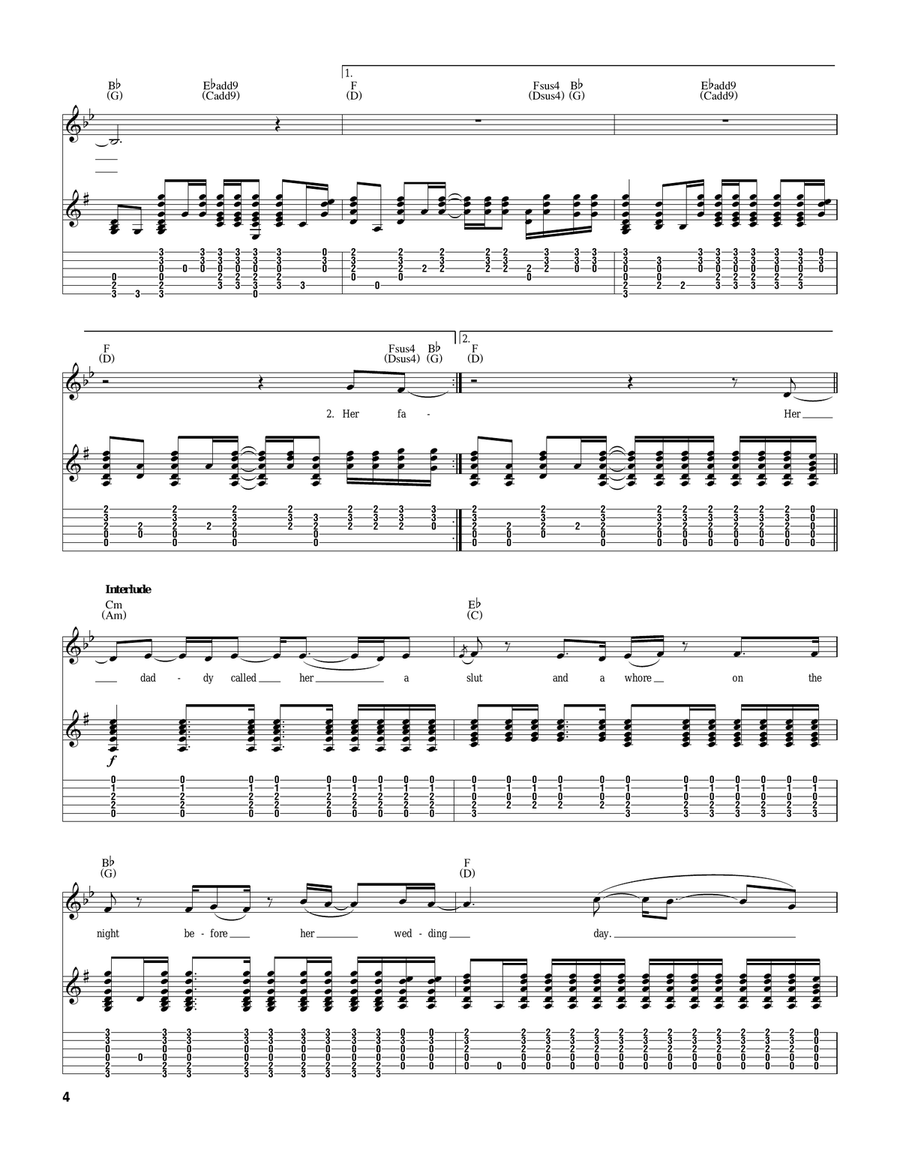 Sweet Lorraine Sweet Lorraine Acoustic Guitar scores gallery preview page 4