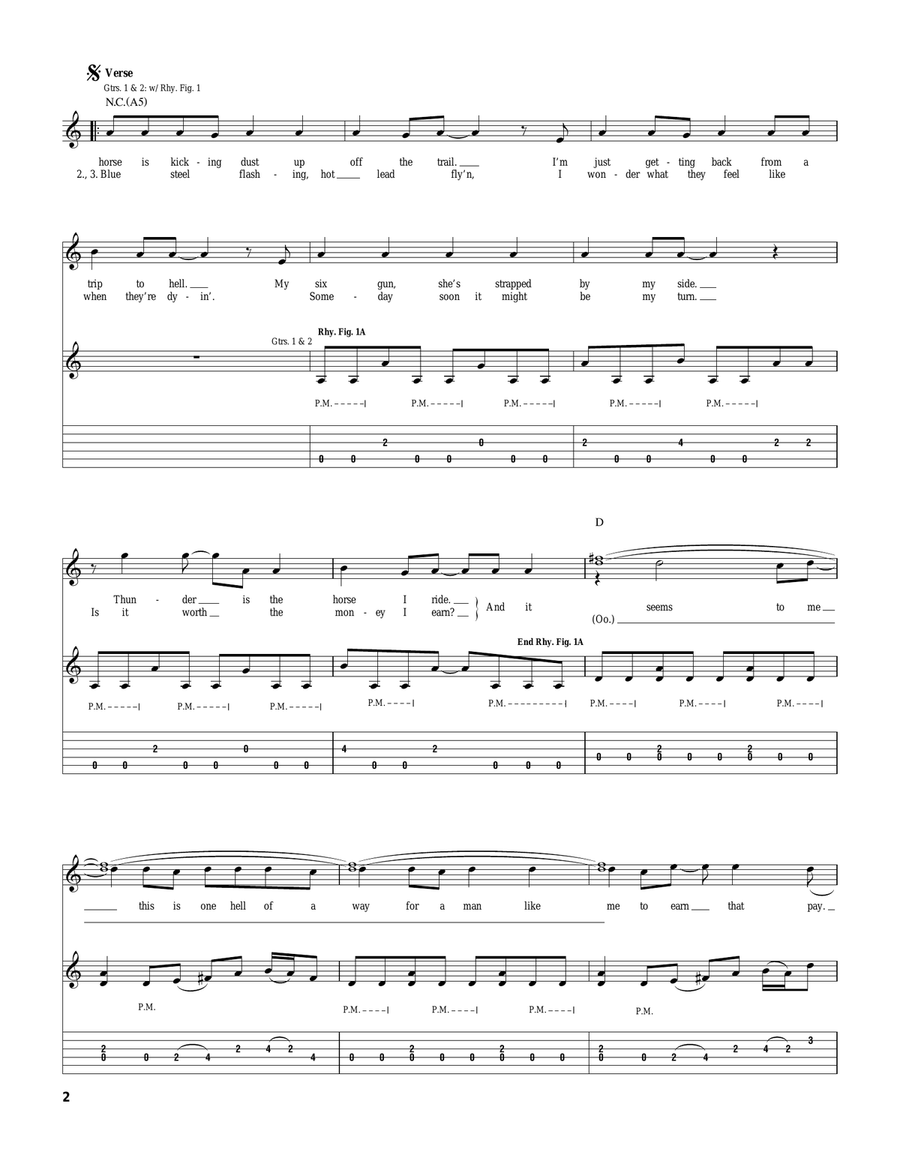 Bounty Hunter Bounty Hunter Electric Guitar scores gallery preview page 2