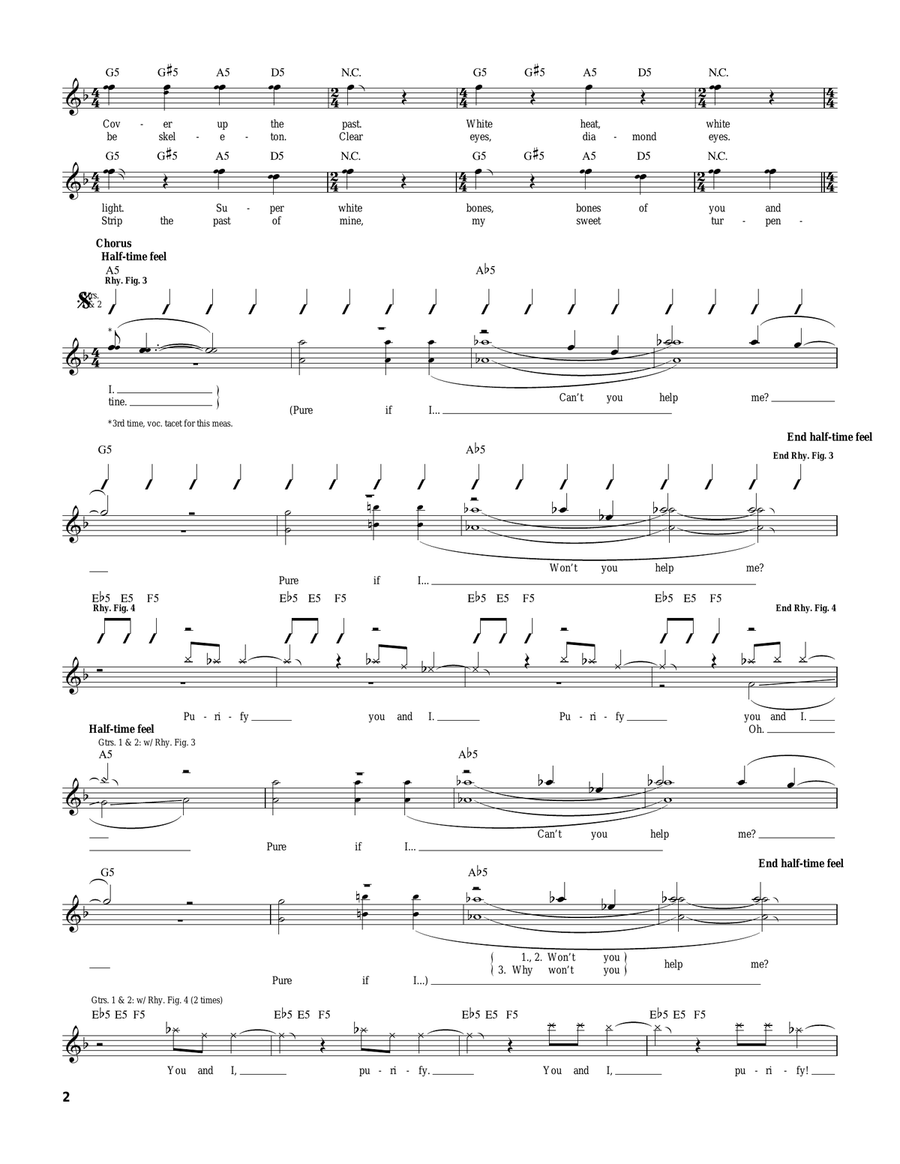 Purify Purify Electric Guitar scores gallery preview page 2