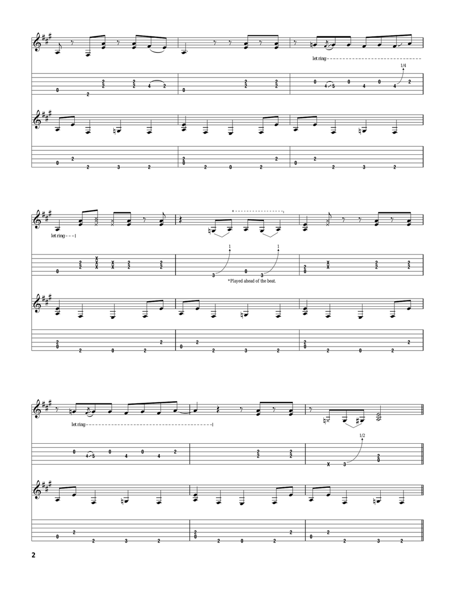 Lay Down Sally Lay Down Sally Acoustic Guitar scores gallery preview page 2