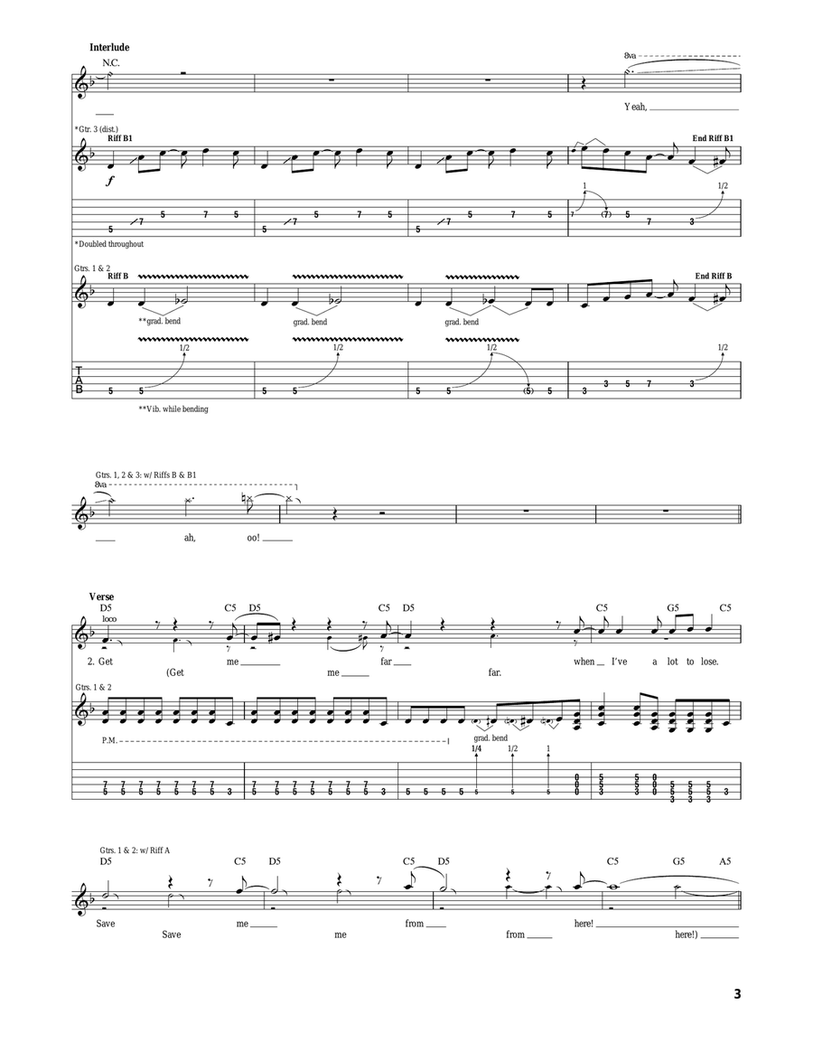 Get Free Get Free Acoustic Guitar scores gallery preview page 3