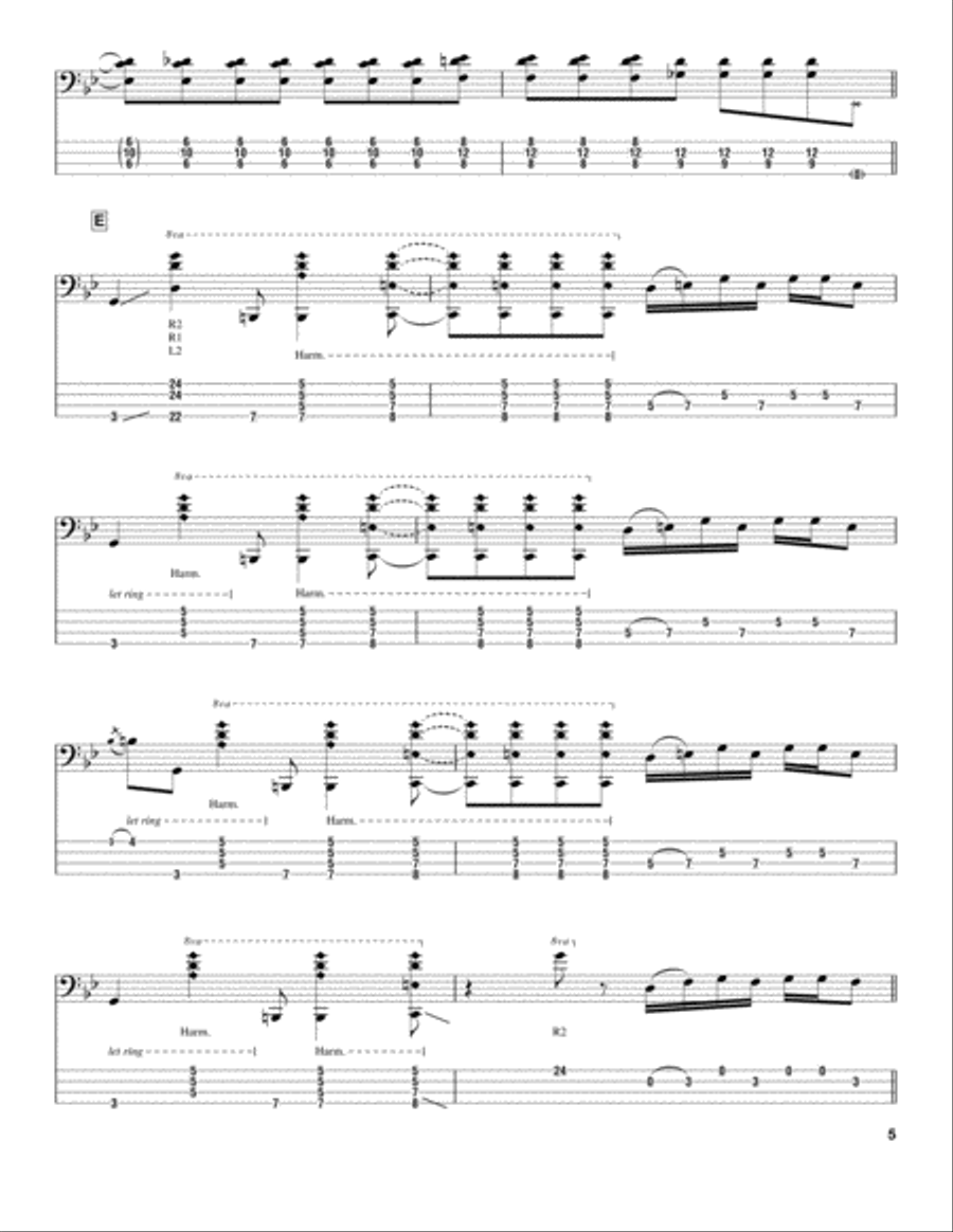 You Can't Hold No Groove Guitar Tablature scores gallery preview page 5