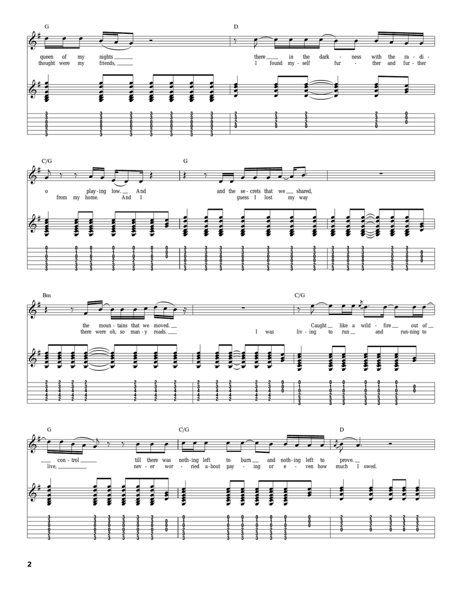 Against The Wind Against The Wind Acoustic Guitar scores gallery preview page 2