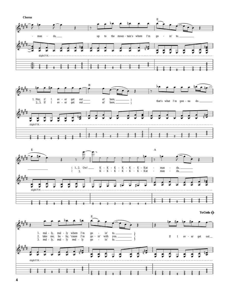 Katmandu Katmandu Acoustic Guitar scores gallery preview page 4