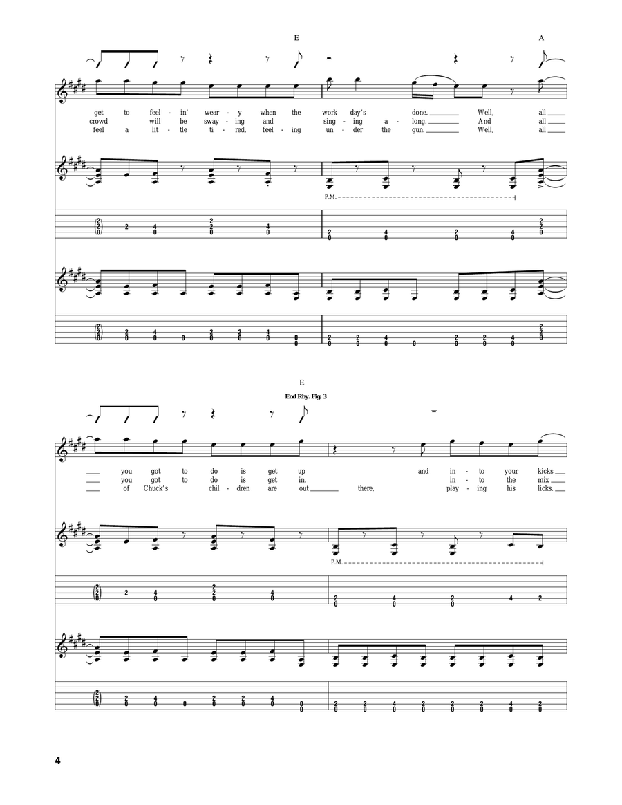 Rock And Roll Never Forgets Acoustic Guitar scores gallery preview page 4