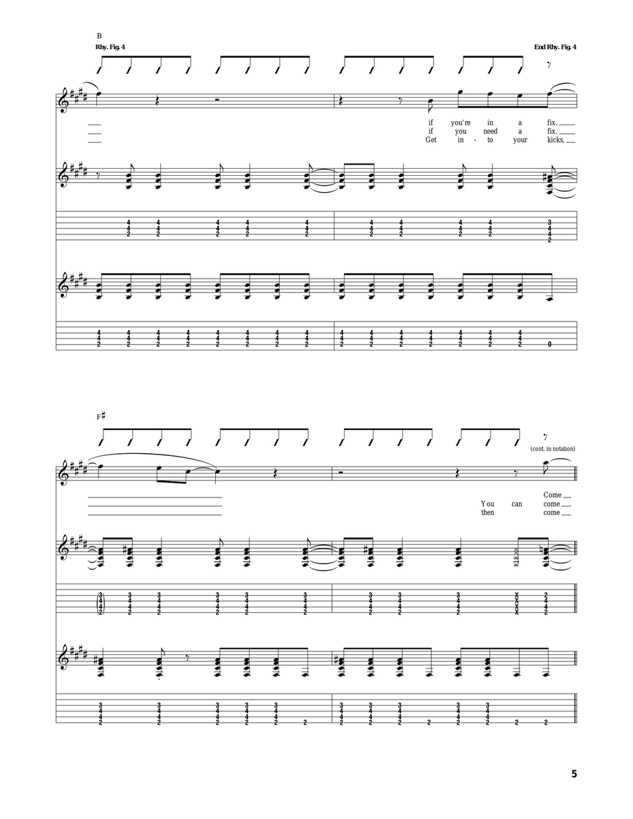 Rock And Roll Never Forgets Acoustic Guitar scores gallery preview page 5
