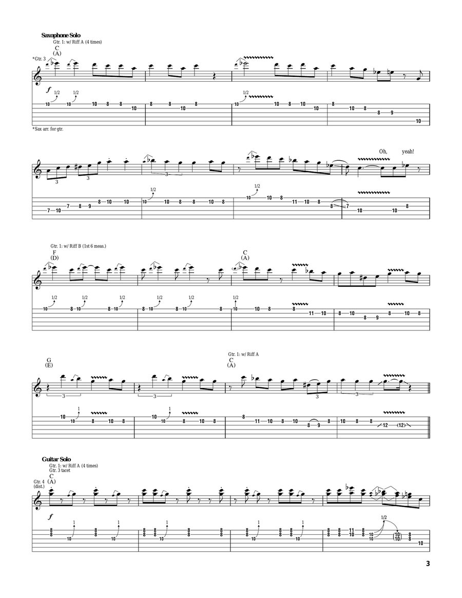 The Horizontal Bop The Horizontal Bop Acoustic Guitar scores gallery preview page 3