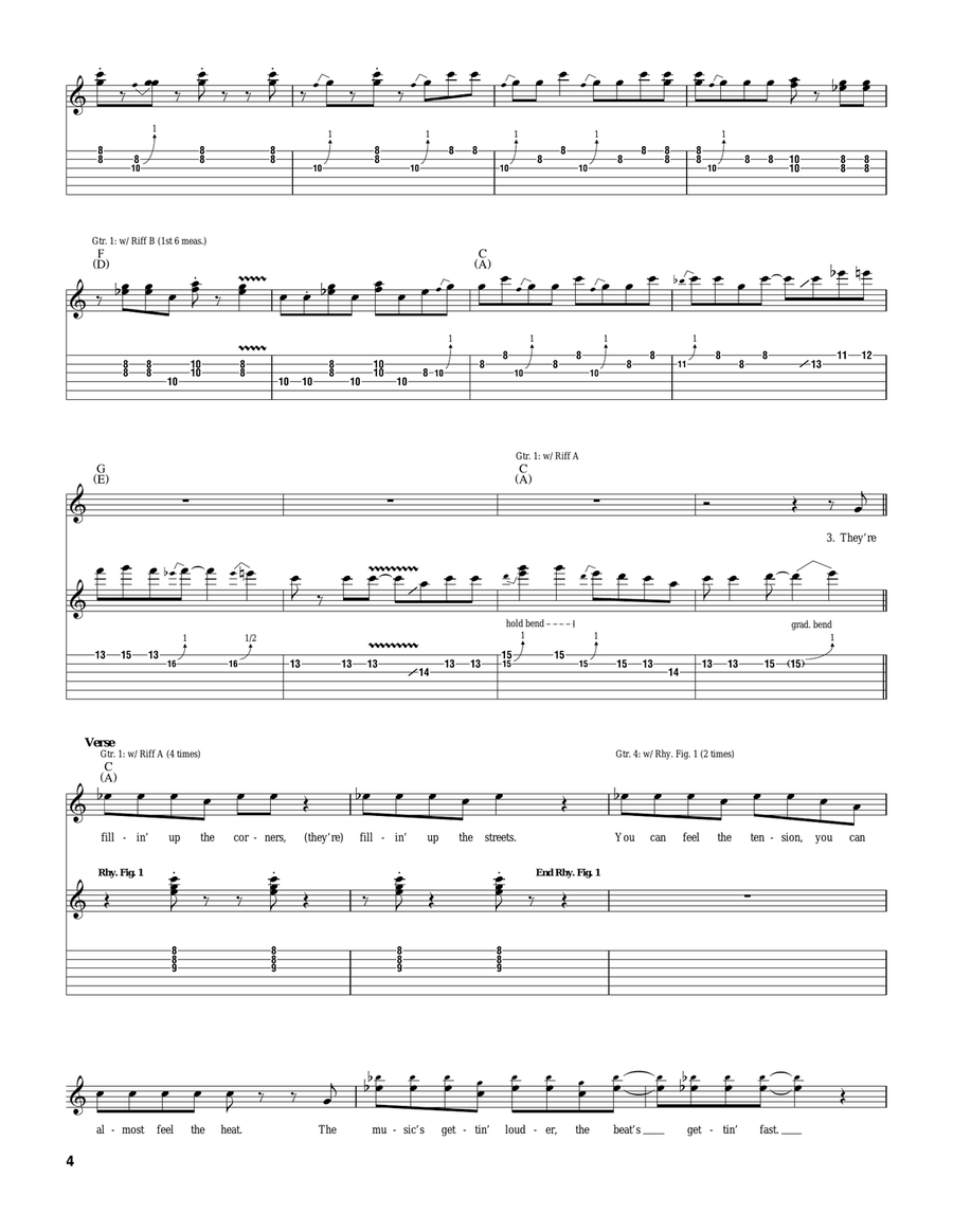 The Horizontal Bop The Horizontal Bop Acoustic Guitar scores gallery preview page 4
