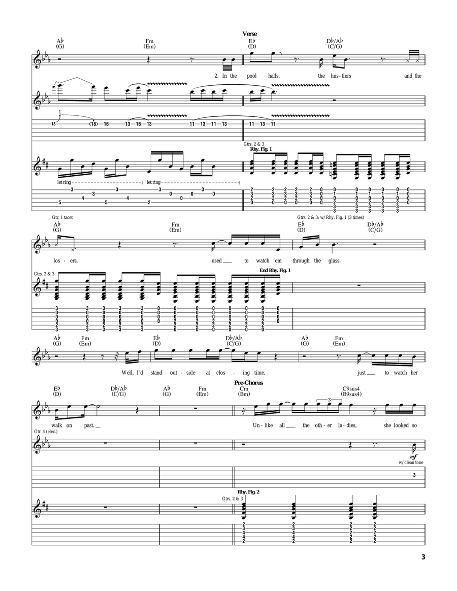 Mainstreet Mainstreet Acoustic Guitar scores gallery preview page 3