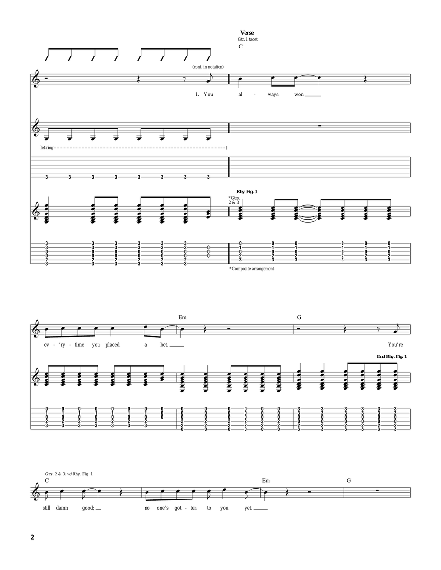 Still The Same Still The Same Acoustic Guitar scores gallery preview page 2