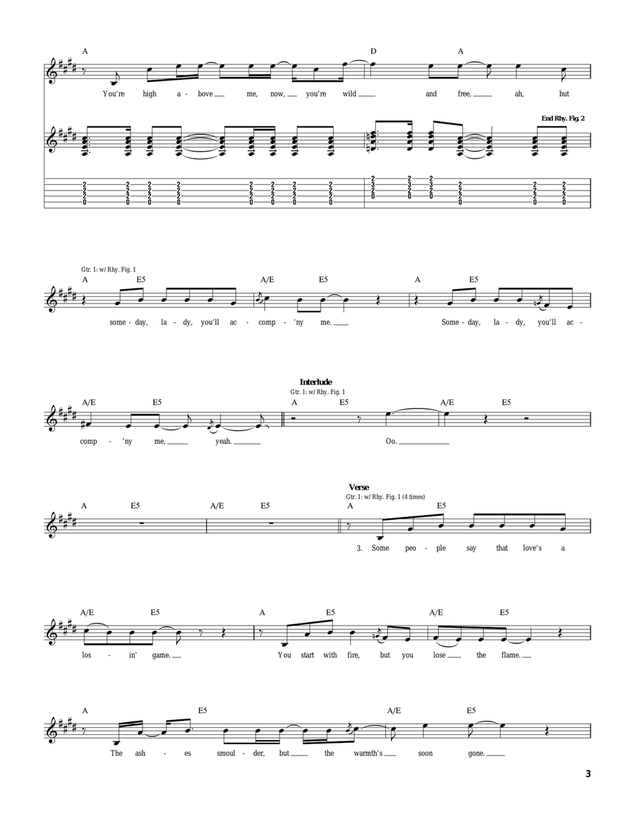 You'll Accomp'ny Me You'll Accomp'ny Me Acoustic Guitar scores gallery preview page 3