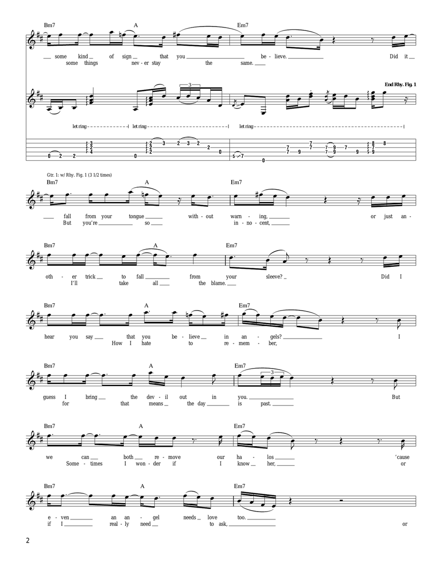 The Woman In You The Woman In You Acoustic Guitar scores gallery preview page 2