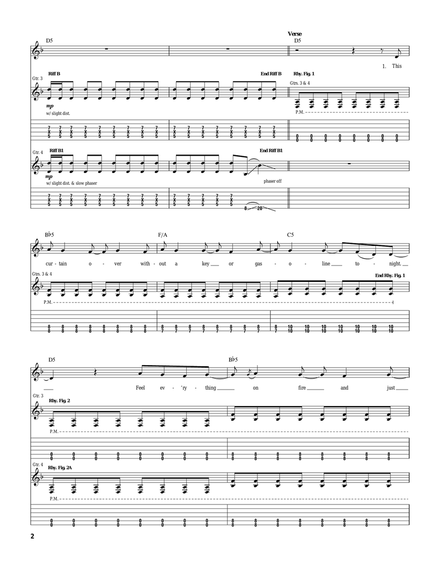 Ready Fuels Ready Fuels Acoustic Guitar scores gallery preview page 2