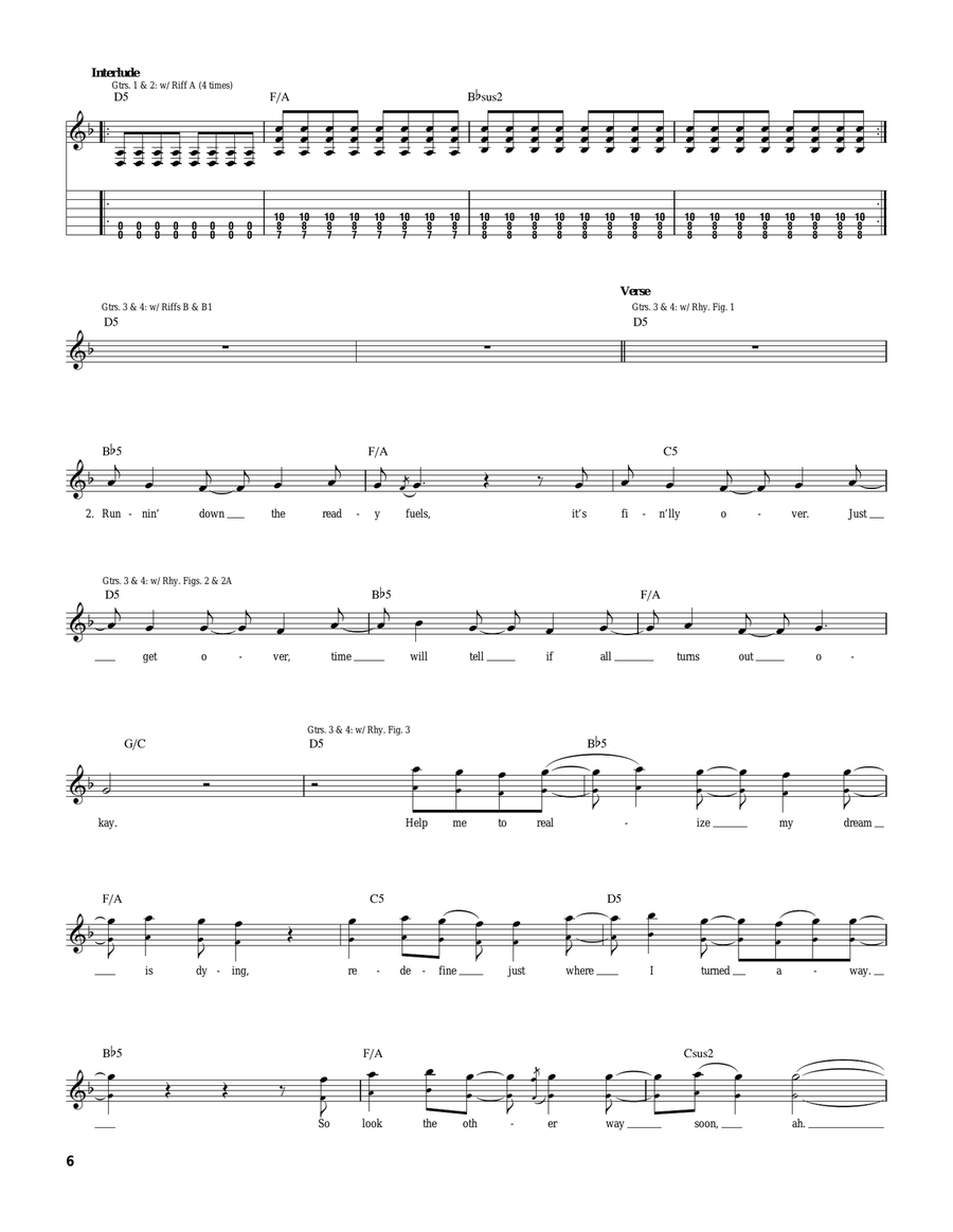Ready Fuels Ready Fuels Acoustic Guitar scores gallery preview page 6