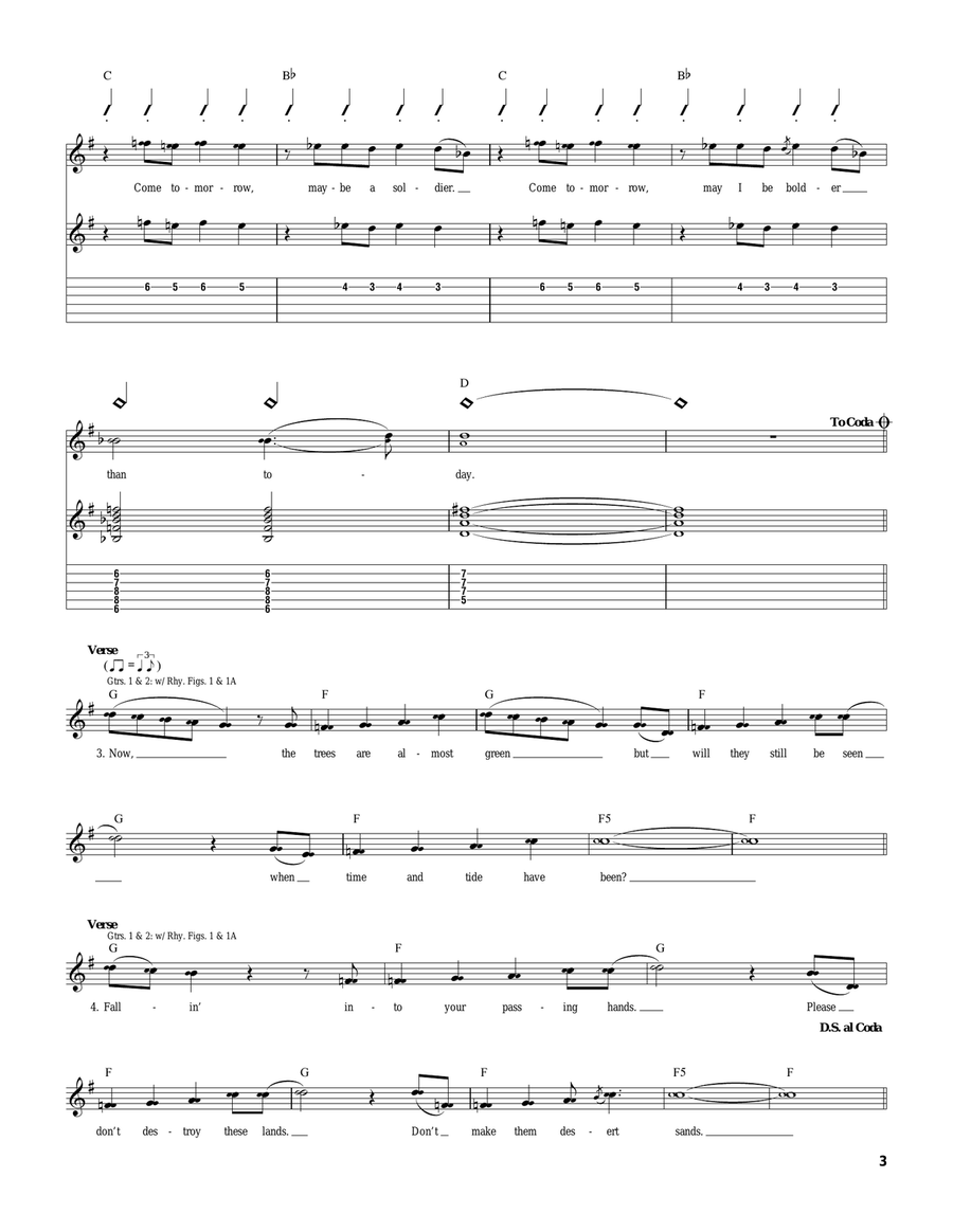 Shapes Of Things Shapes Of Things Acoustic Guitar scores gallery preview page 3