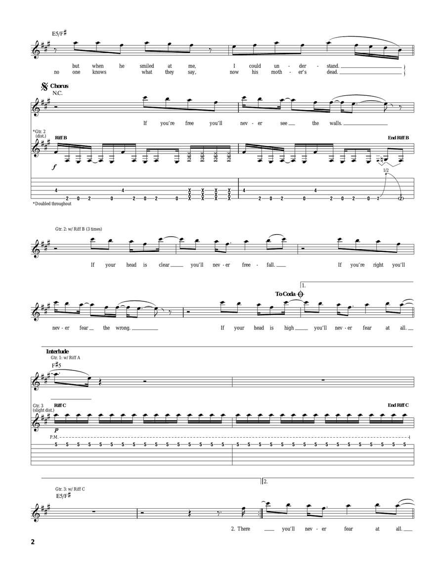 Exploder Exploder Electric Guitar scores gallery preview page 2