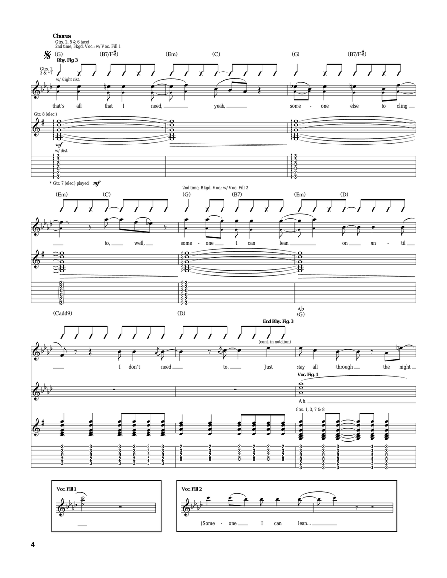 All I Need All I Need Acoustic Guitar scores gallery preview page 4
