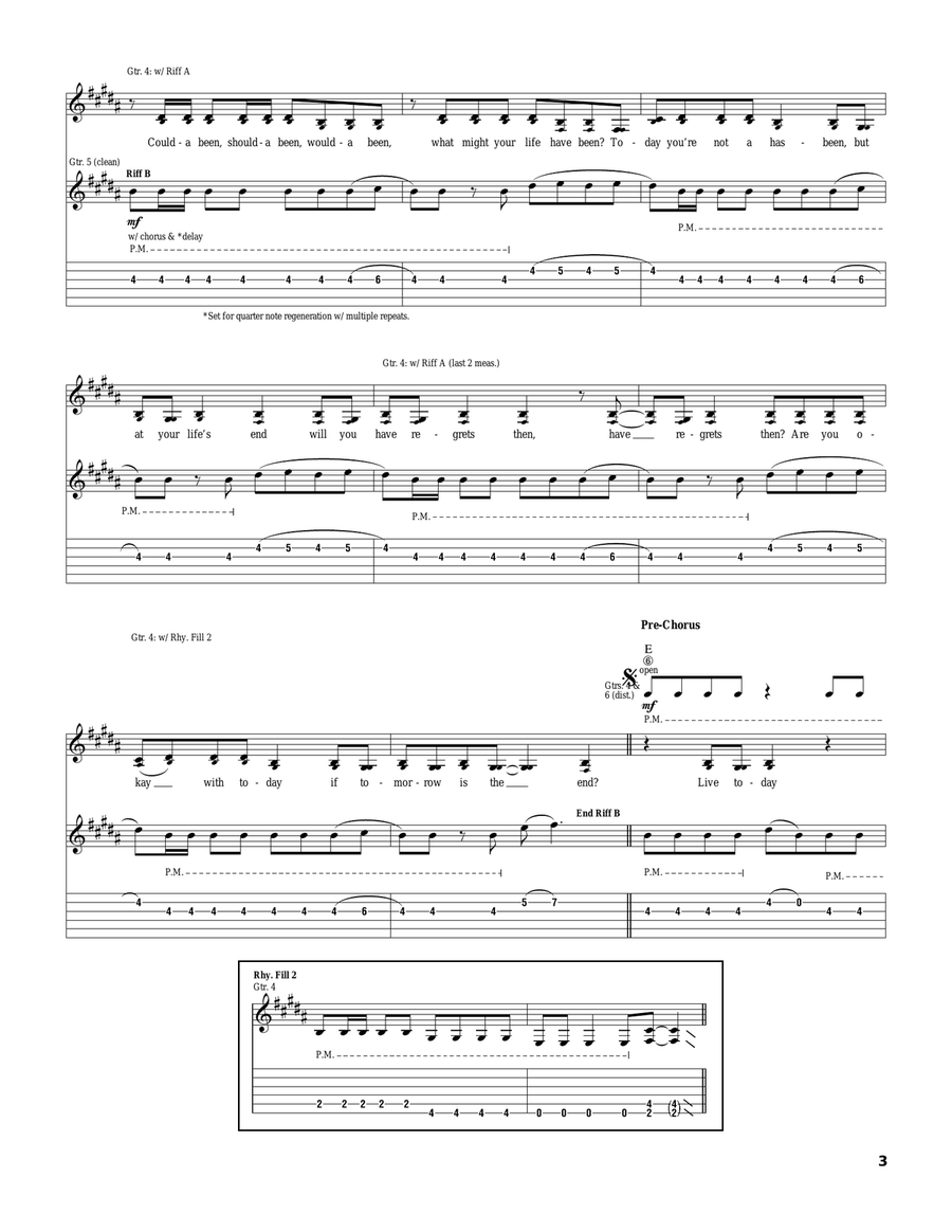 So Bright (Stand Up) So Bright (Stand Up) Guitar Tablature scores gallery preview page 3