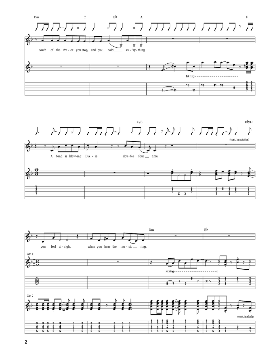 Sultans Of Swing Sultans Of Swing Acoustic Guitar scores gallery preview page 2