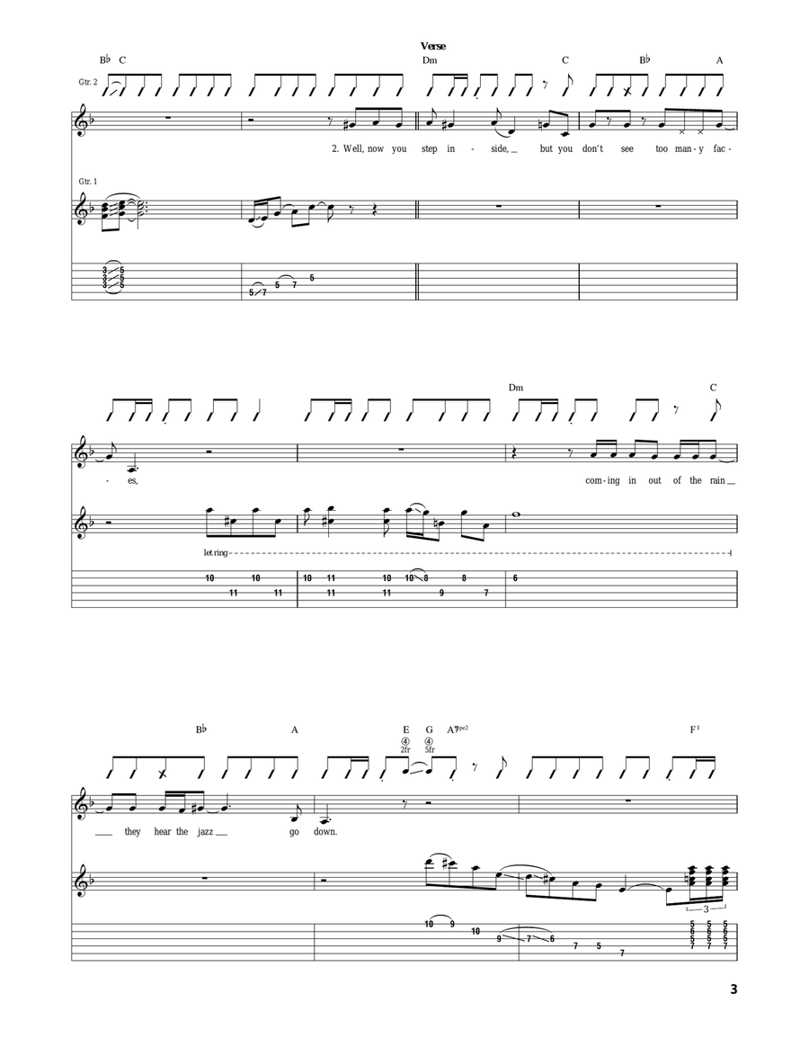 Sultans Of Swing Sultans Of Swing Acoustic Guitar scores gallery preview page 3