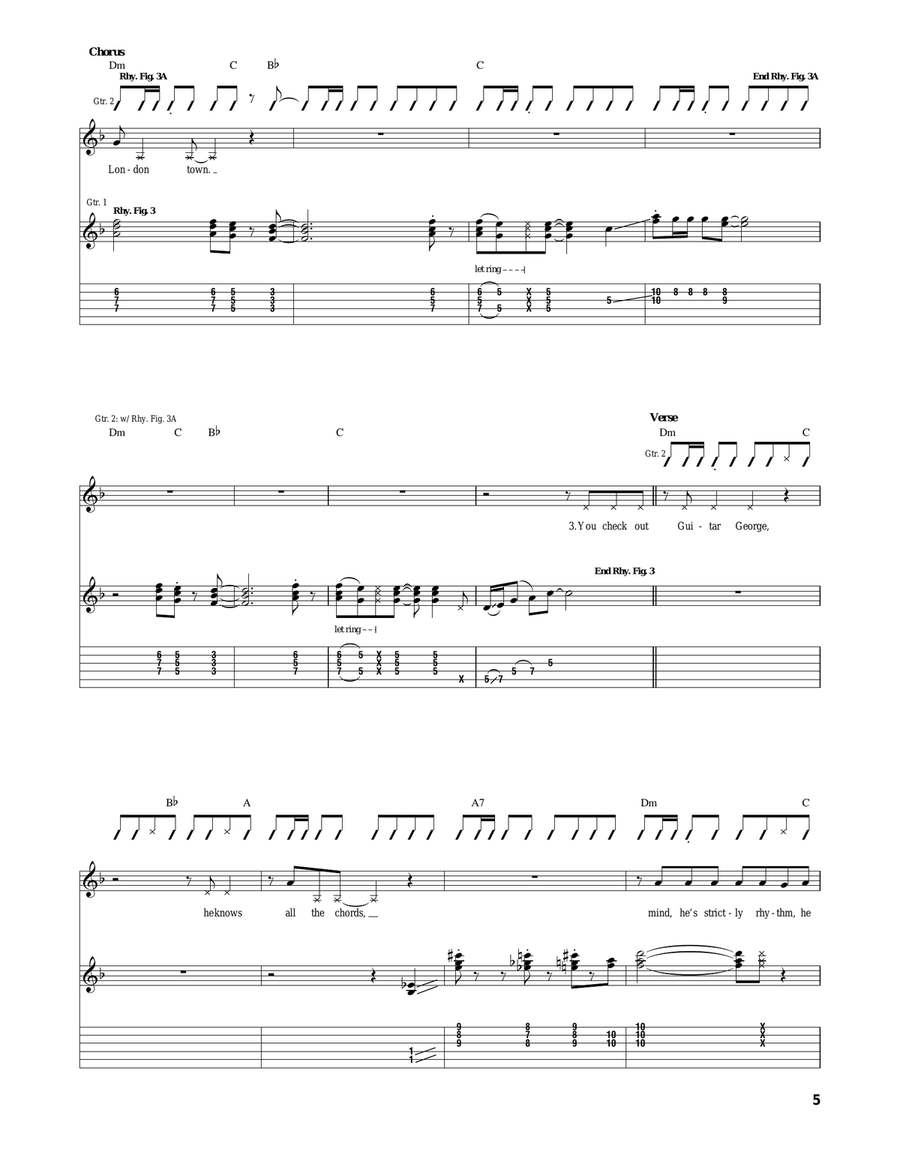Sultans Of Swing Sultans Of Swing Acoustic Guitar scores gallery preview page 5
