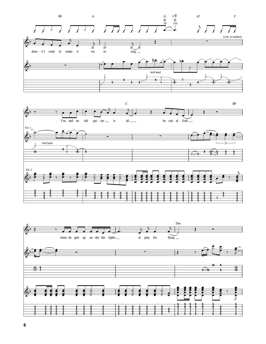 Sultans Of Swing Sultans Of Swing Acoustic Guitar scores gallery preview page 6