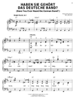 Haben Sie Gehort Das Deutsche Band? (Have You Ever Heard The German Band?)