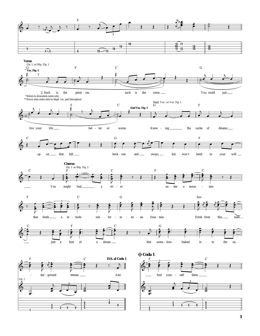 All Of These Dreams All Of These Dreams Guitar Tablature scores gallery preview page 3