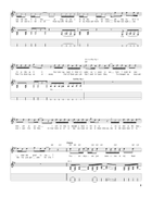 Hindsight Guitar Tablature scores gallery preview page 3