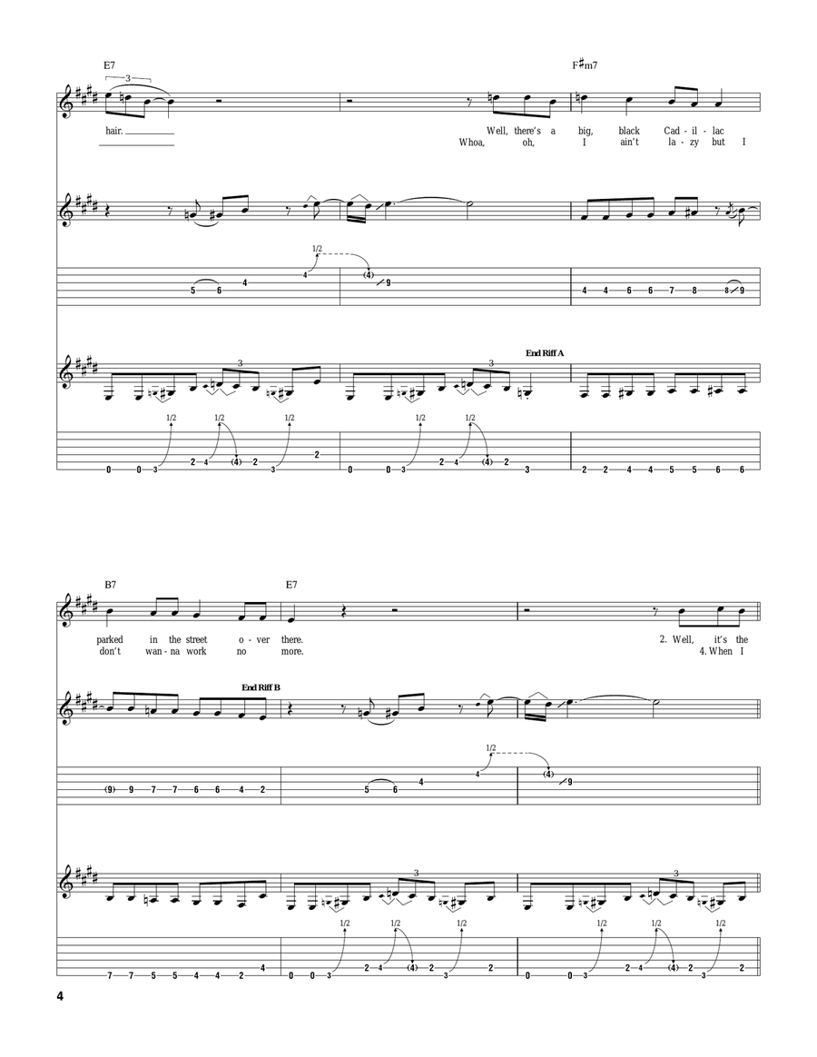 Look At That Cadillac Look At That Cadillac Acoustic Guitar scores gallery preview page 4