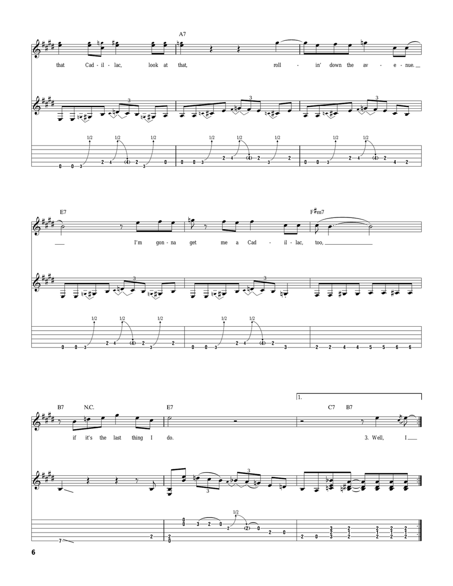 Look At That Cadillac Look At That Cadillac Acoustic Guitar scores gallery preview page 6