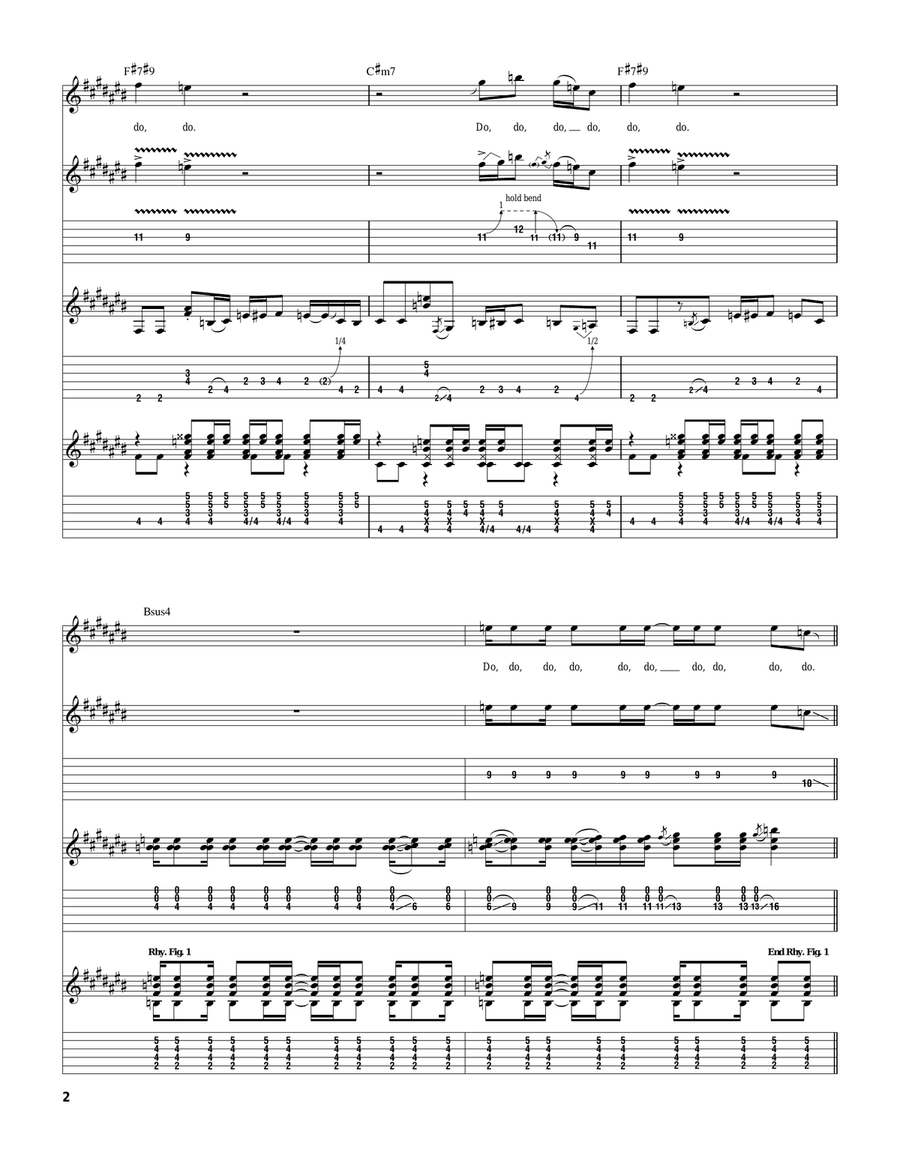 Crosstown Traffic Crosstown Traffic Acoustic Guitar scores gallery preview page 2