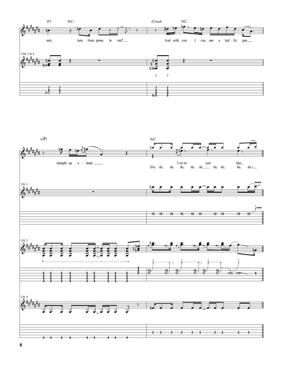 Crosstown Traffic Crosstown Traffic Acoustic Guitar scores gallery preview page 6