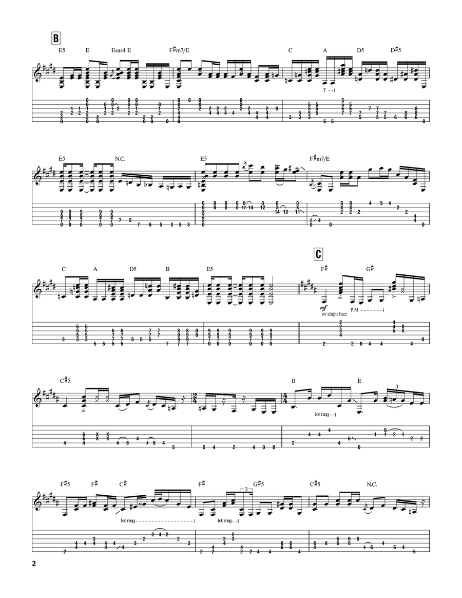 Little Wing Little Wing Acoustic Guitar scores gallery preview page 2